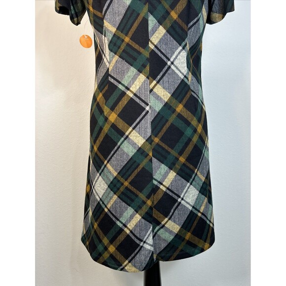 Jessica Howard Cowl Neck Plaid Shift Dress Size Medium - Picture 12 of 14